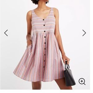 Madewell Rainbow Stripe Dress